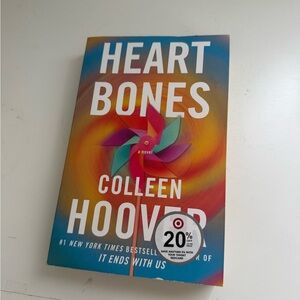 Colorful Book Cover - Heart Bones by Colleen Hoover